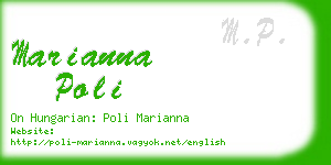 marianna poli business card